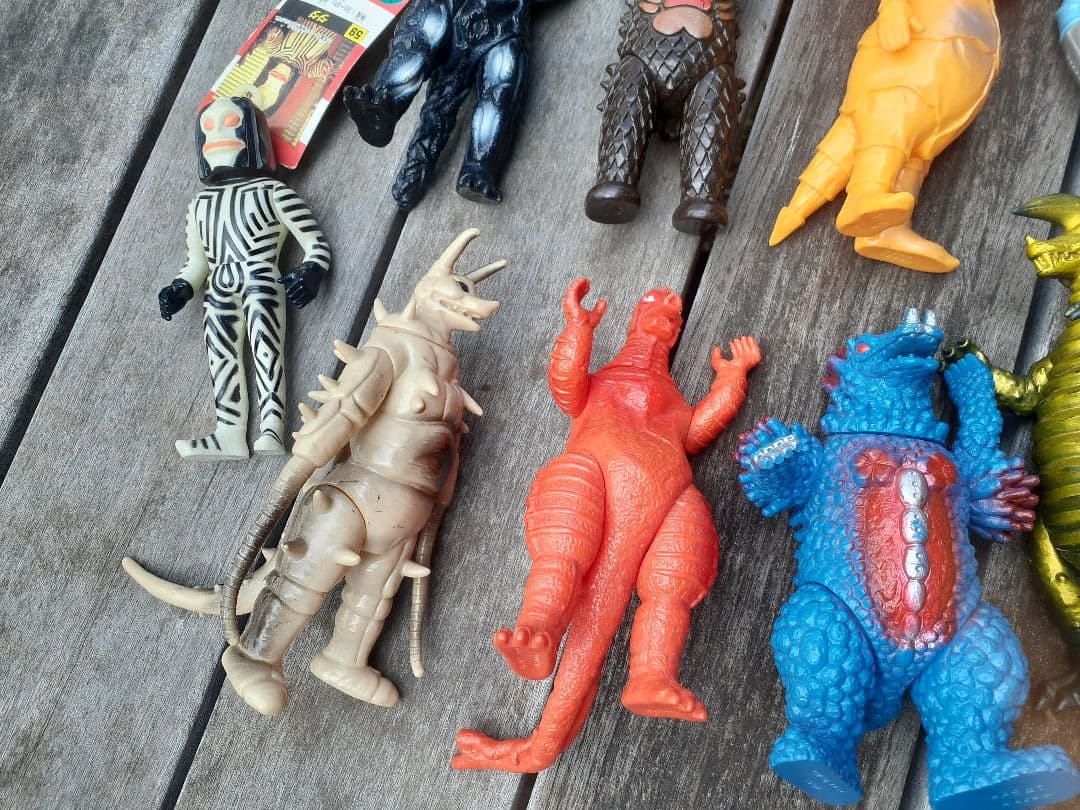 バンダイ ウルトラマン怪獣 ソフビ 当時物　日本製　22個セット