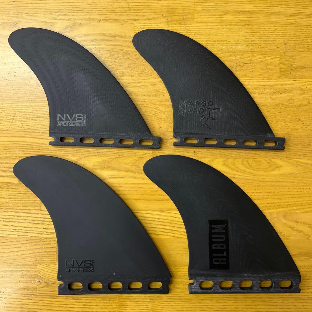 サーフィン・ボディボード NVS Apex Series Margo Quad futures Base