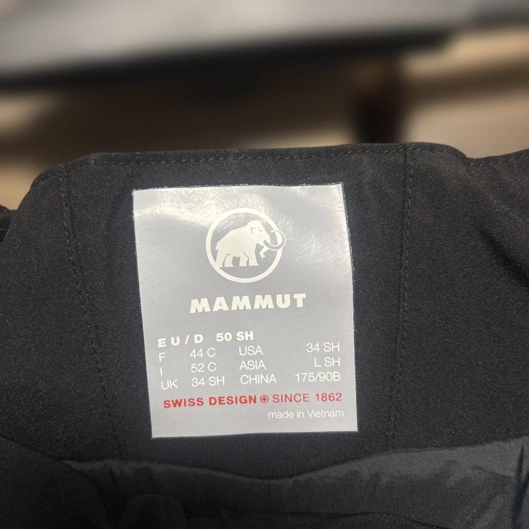 MAMMUT ハイキングパンツストーニー ハードシェル HS サーモ サイズ：L