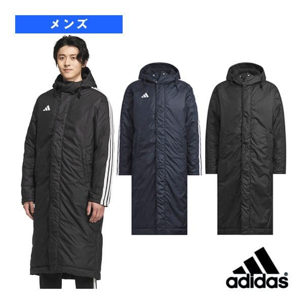 新品adidasアディダスボアキルティングベンチコートXL黒ブラック