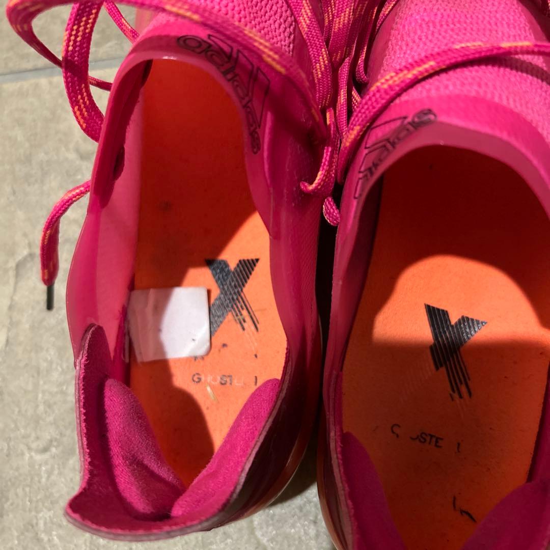adidas X ピンク サッカーシューズ FG