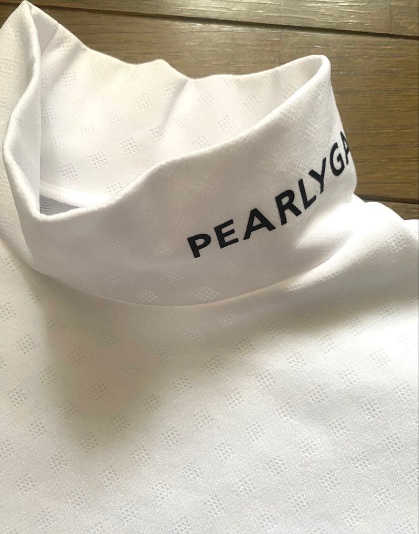 PEARLY GATES パーリーゲイツ ハイネック 長袖シャツ ホワイト 1
