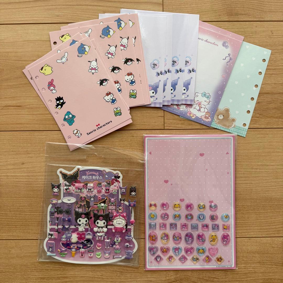 シール手帳完成品、立体シールまとめ売り