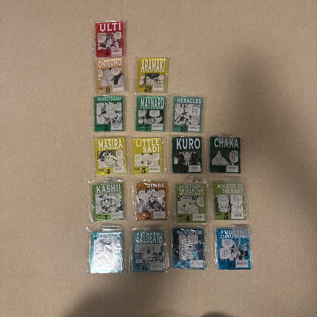 ワンピースベースショップくじ　アクリルブロックチャーム