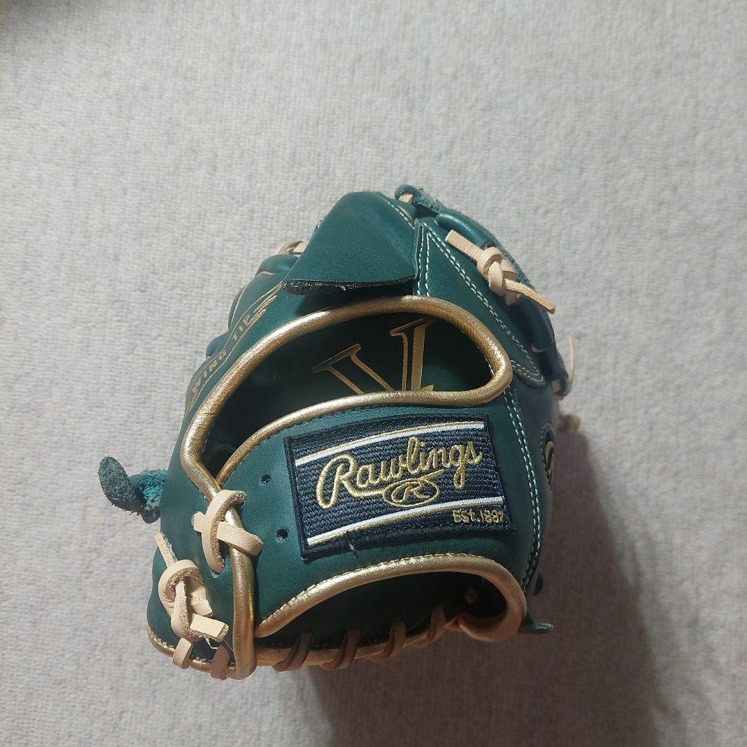 ローリングス Rawlings グローブグラブ　グリーン緑色大幅値引有　廃盤品