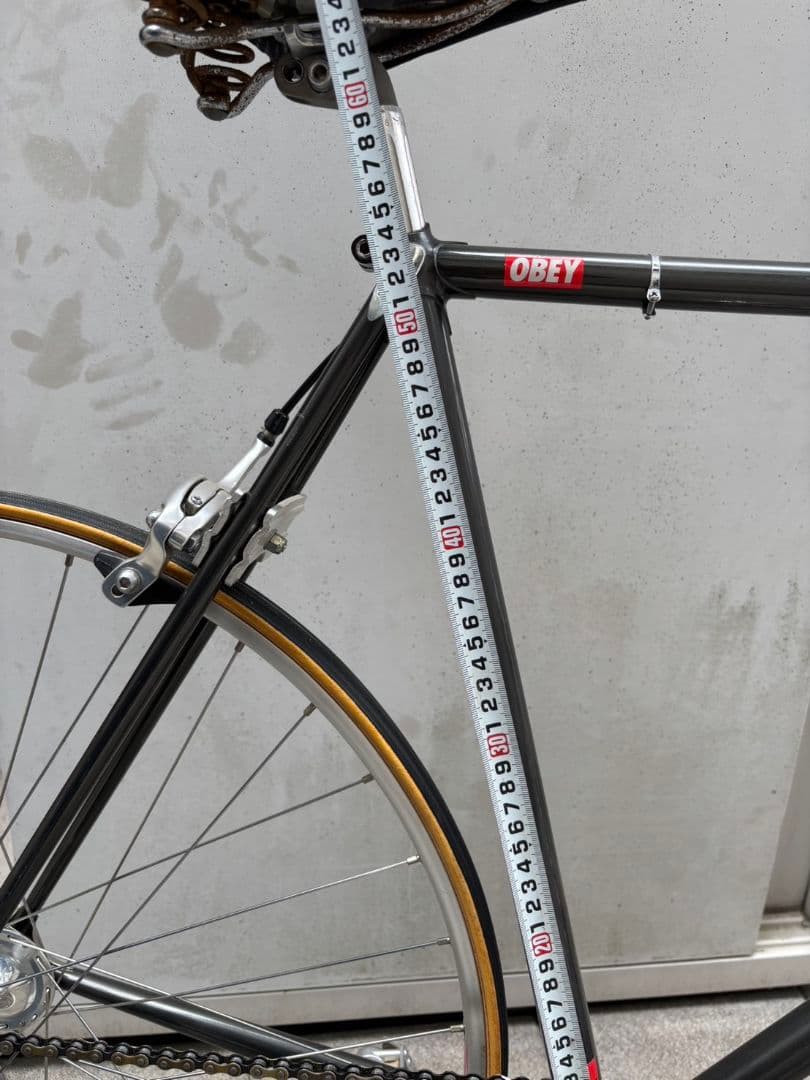 【ステandミル】超美品！FUJI ピストバイク ブラック☆おまけステム付