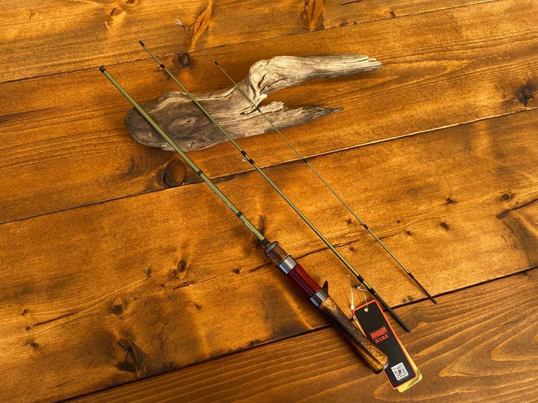 トラウトロッド　5ft ベイトロッド　山女魚　岩魚　ウッドグリップ　渓流釣り