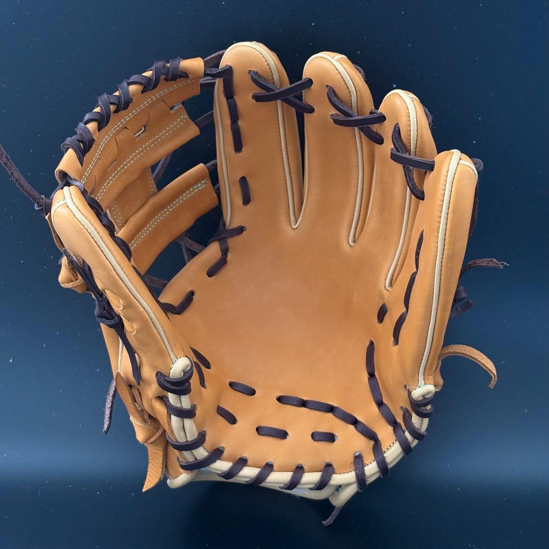 新品　硬式軟式兼用　内野手用グローブ　中学軟式野球対応