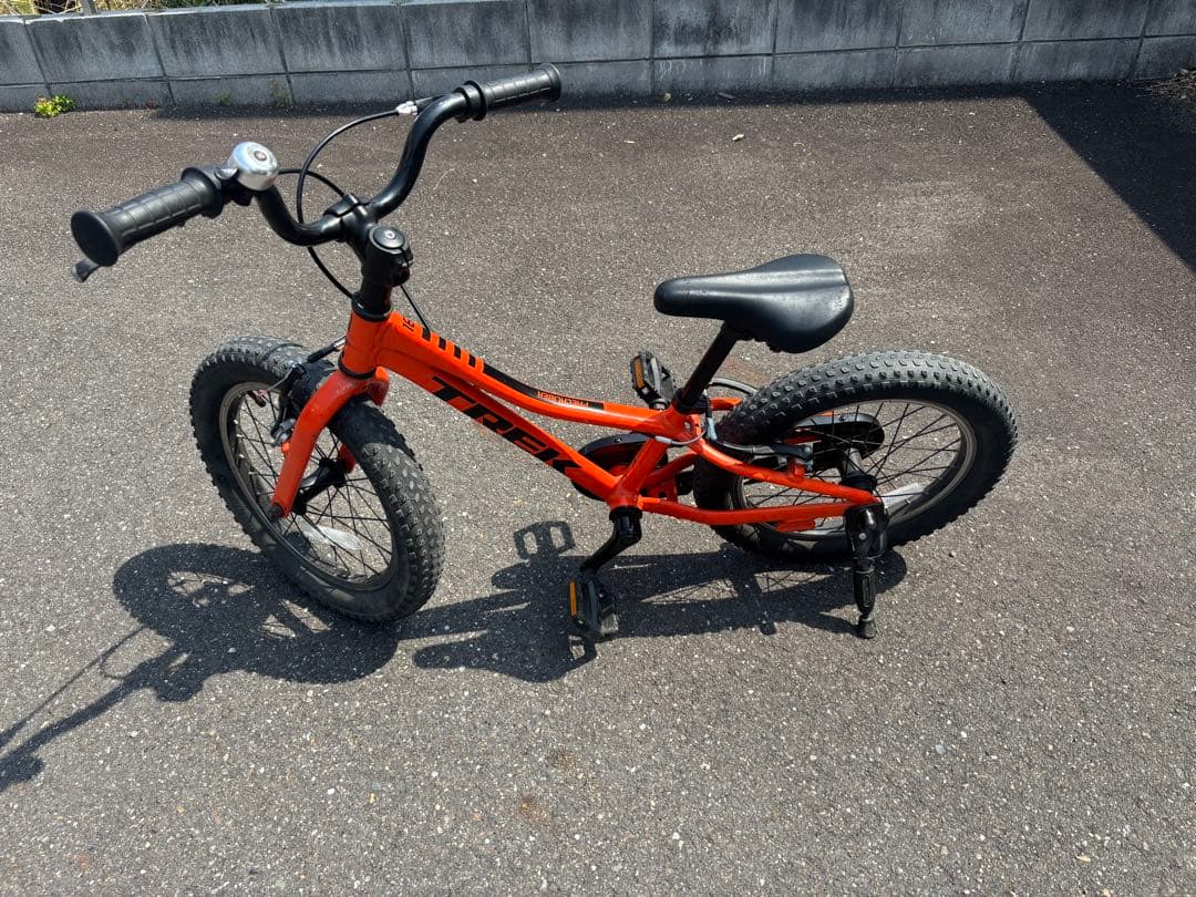 子供用自転車 16インチ 身長99-117cm オレンジ　TREK