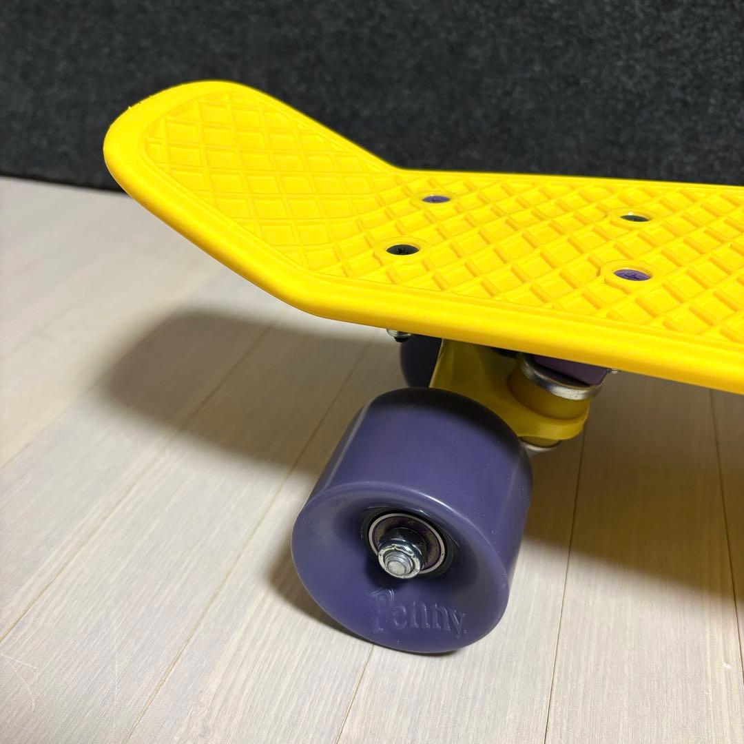 Penny ペニースケートボード　イエロー　パープル　ミニクルーザー　22インチ