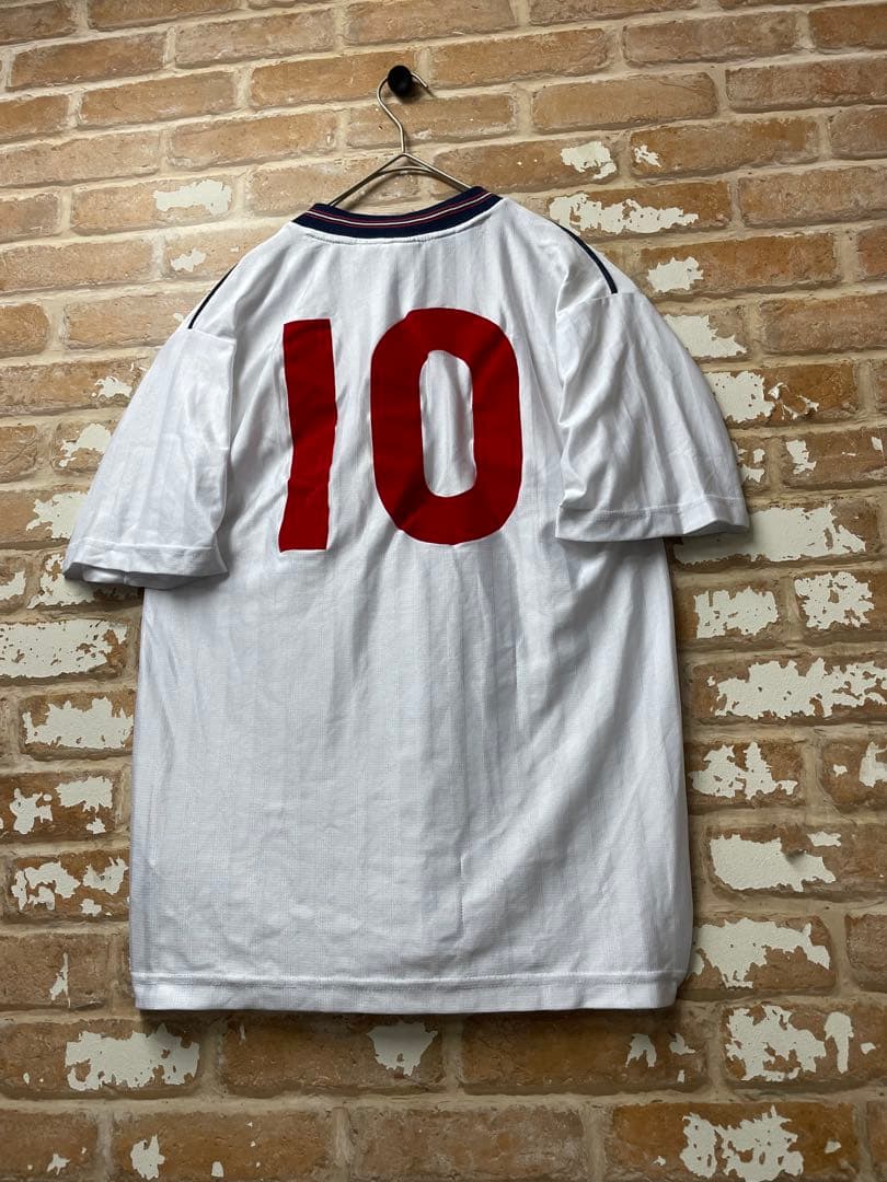 90s UMBRO アンブロ　イングランド代表　ユニフォーム　サッカーシャツ　白