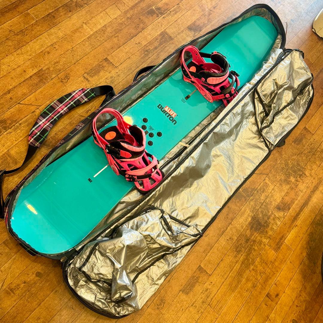 送込！Burton ALIFE 162 バートン スノーボード 3点セット