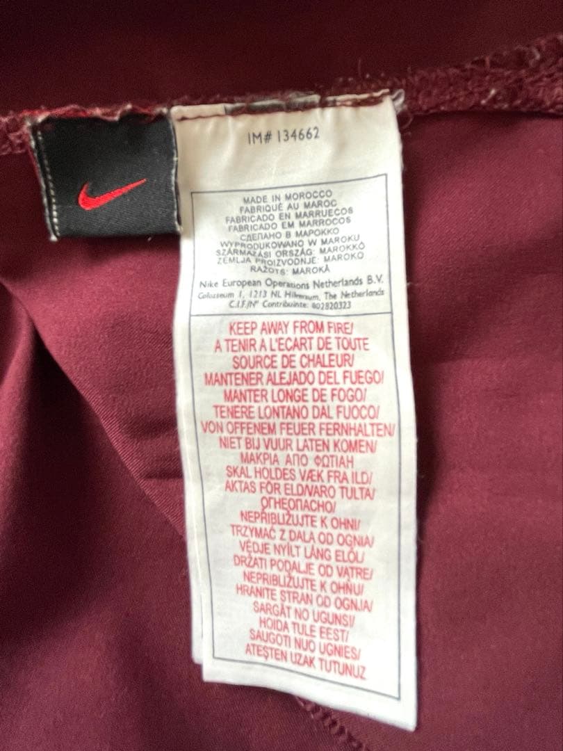 Nike アーセナル 05-06 ユニフォーム　ラストハイバリー モロッコ製