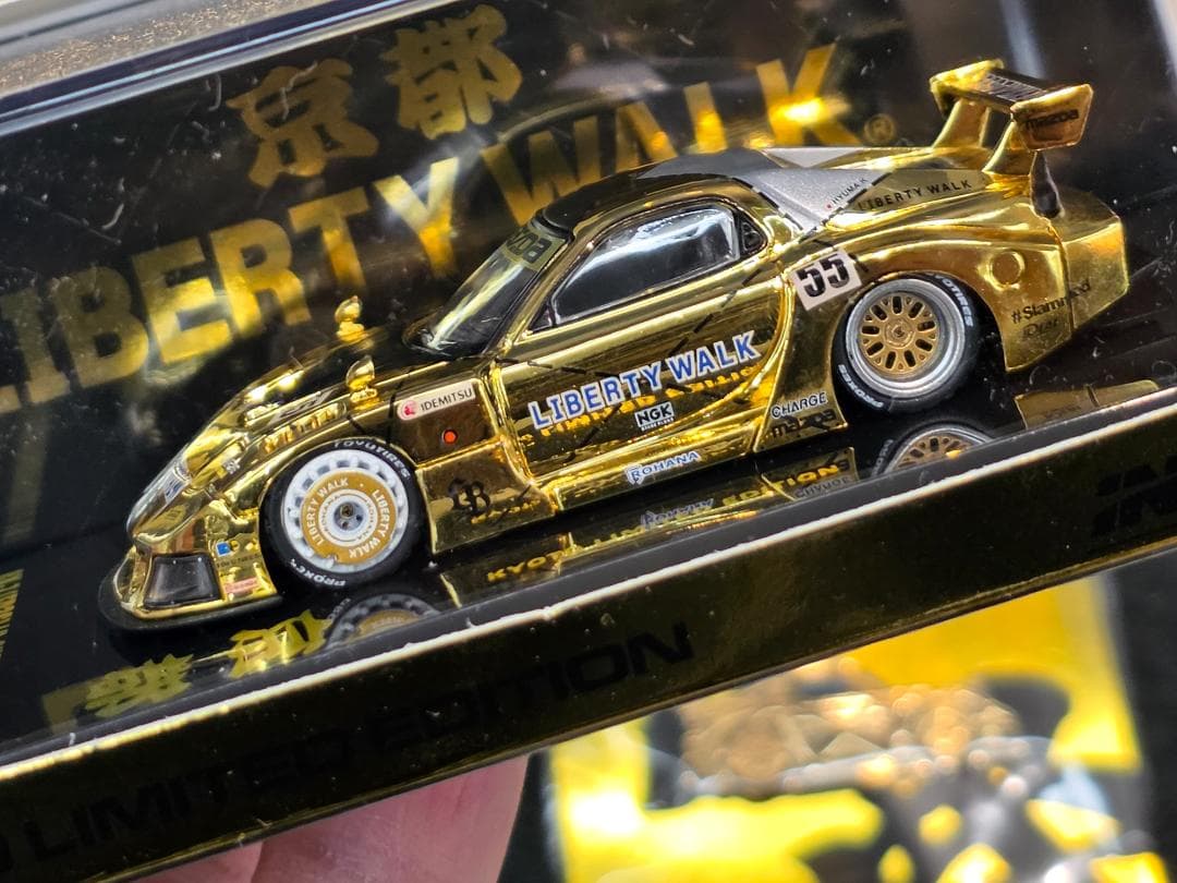 リバティウォーク 京都限定版 RX7 ゴールド