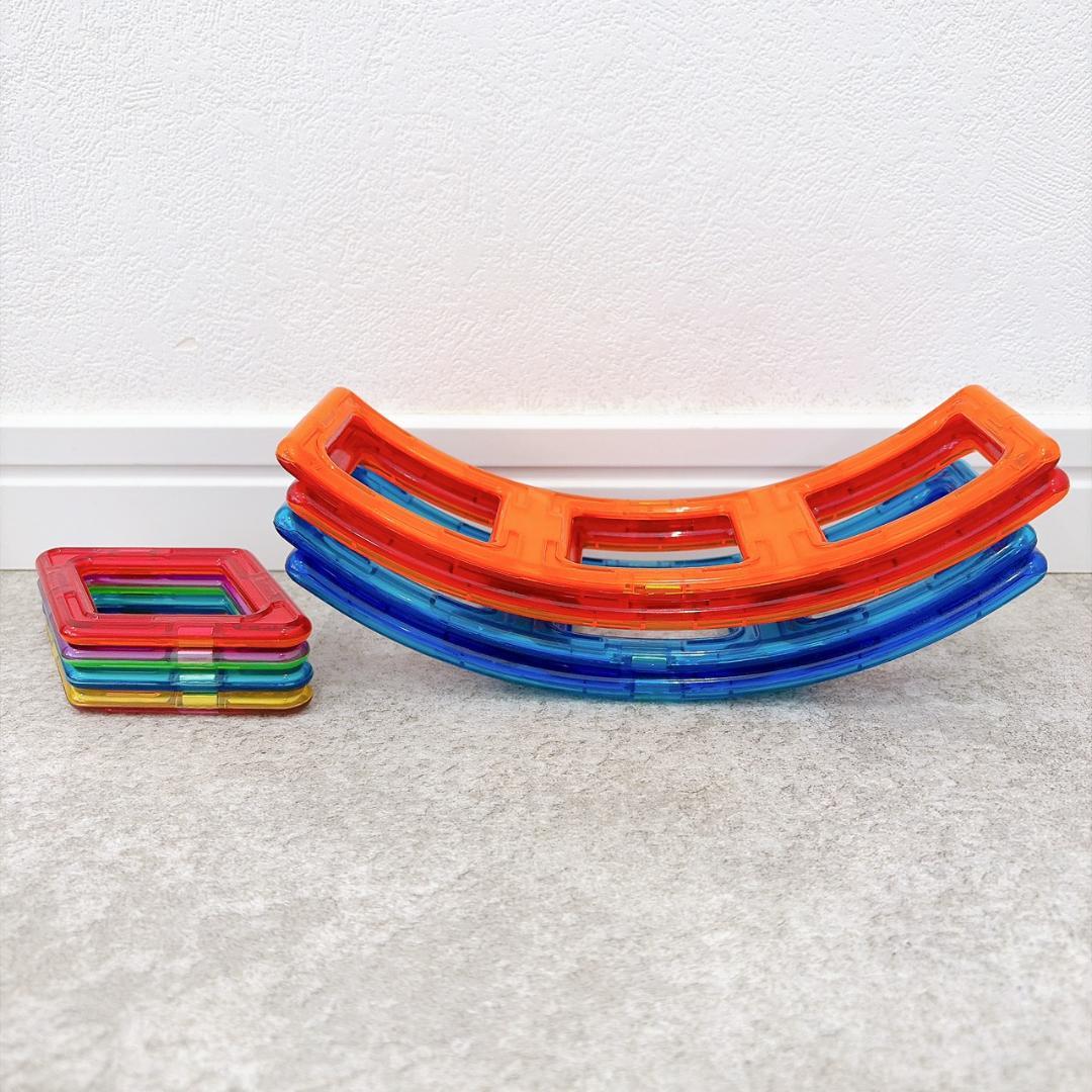 マグフォーマー 車両パーツ付 134ピース マグネットブロック