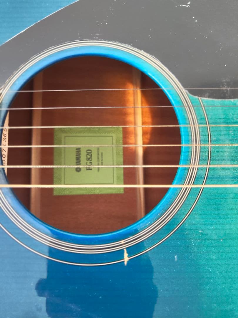 Yamaha FG820 アコースティックギター サンセットブルー