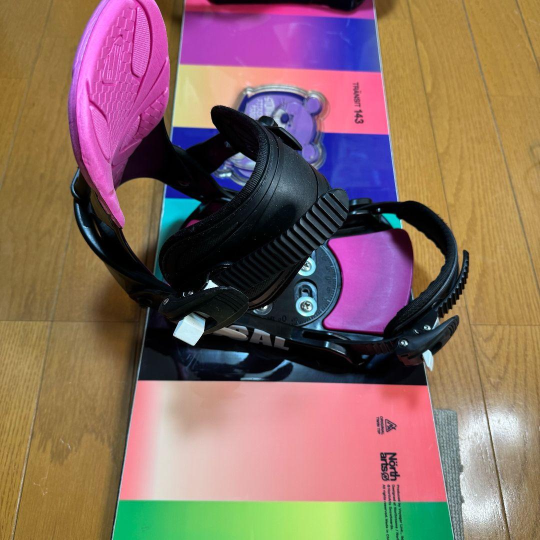 美品 送料込み 2点セット Northarts 143cm ビンディング 初心者