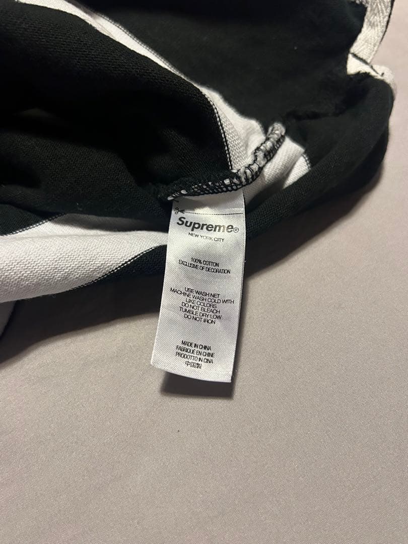 ウェア Supreme Stripe Rugby \"Black\" S