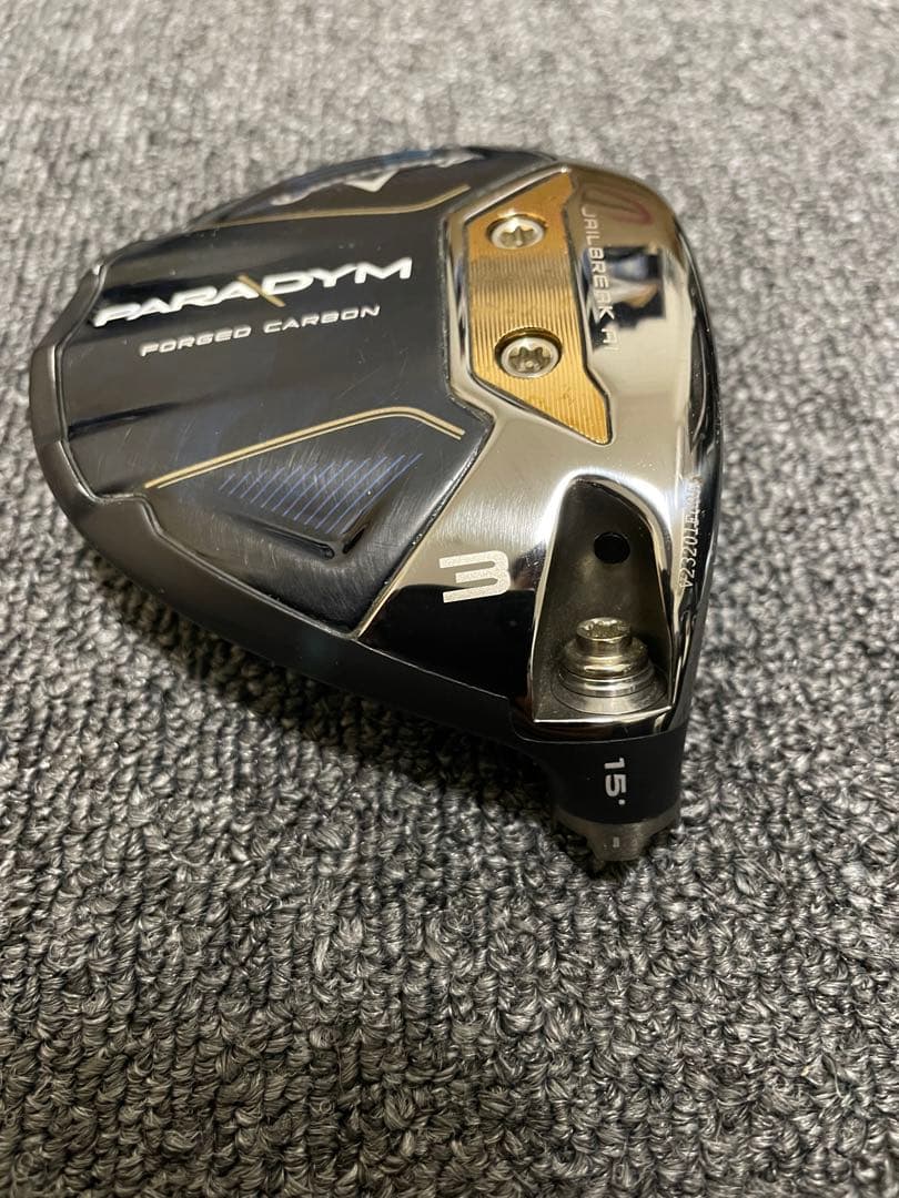 （美品）パラダイム　3W 15° フェアウェイウッド ヘッドのみ