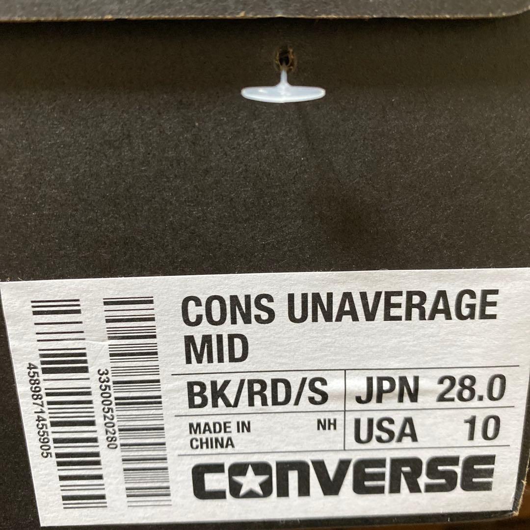 CONS UNAVERAGE MID アンアベレージ　バッシュ 28cm