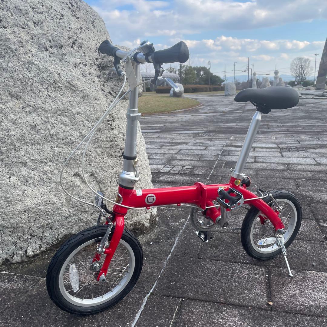フィアットFIAT DAHON 14インチ折りたたみ自転車　完売品　ほぼ未使用