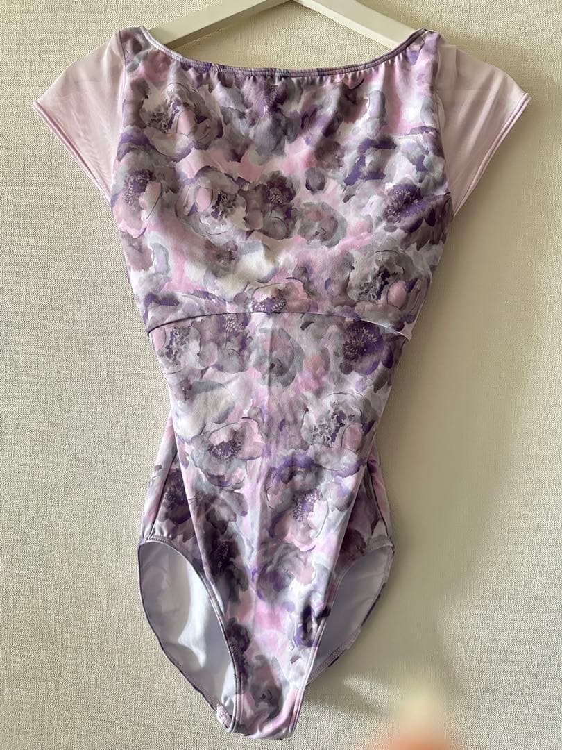 スティナ　レオタードtype P blurred flower pink M