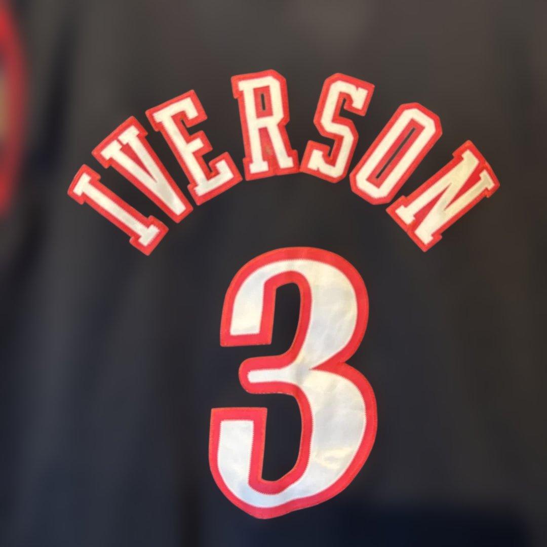 Nike Sixers Iverson ジャージユニフォーム XL ブラック