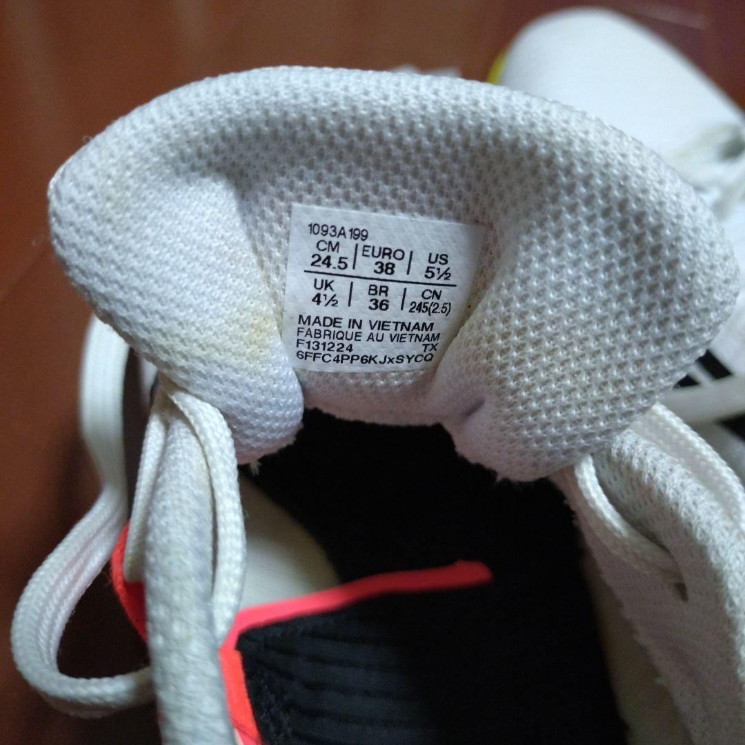 ASICS スパイクシューズ ホワイト/イエロー　ヒートスプリント　24.5cm