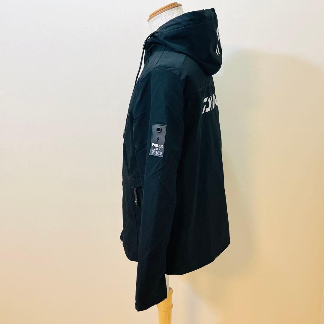 ダイワ ナイロンパーカー 黒 フリーサイズ フィッシング アウトドア 美品