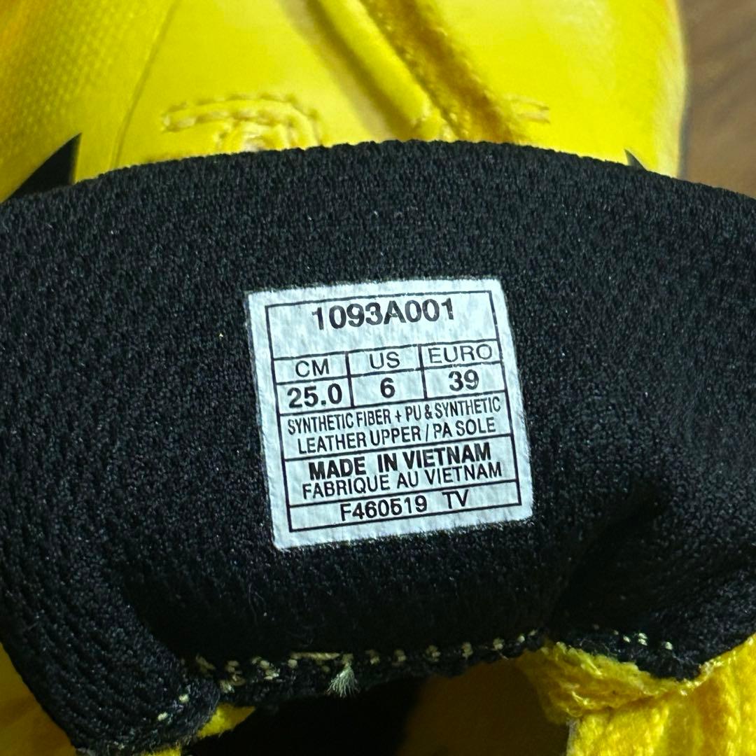 陸上スパイク　アシックスasics　短距離　黄色　オールウェザー専用スパイク