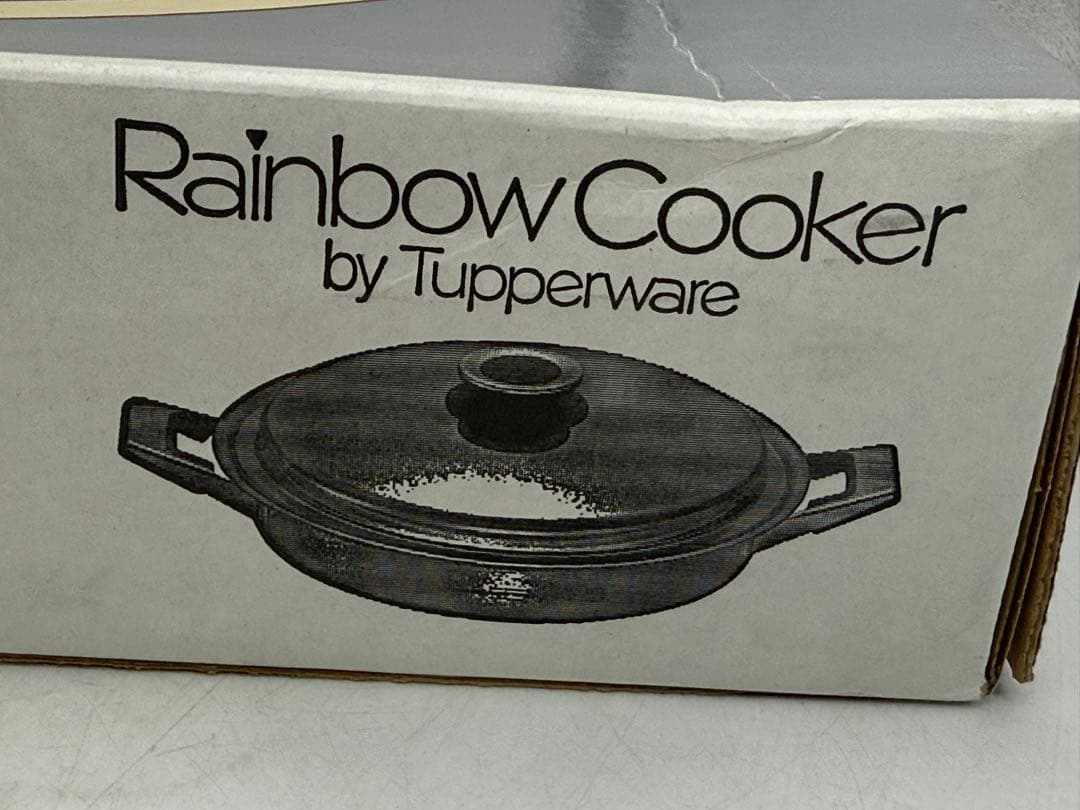 新品未使用 タッパーウェア Rainbow cookdr 26cm浅鍋