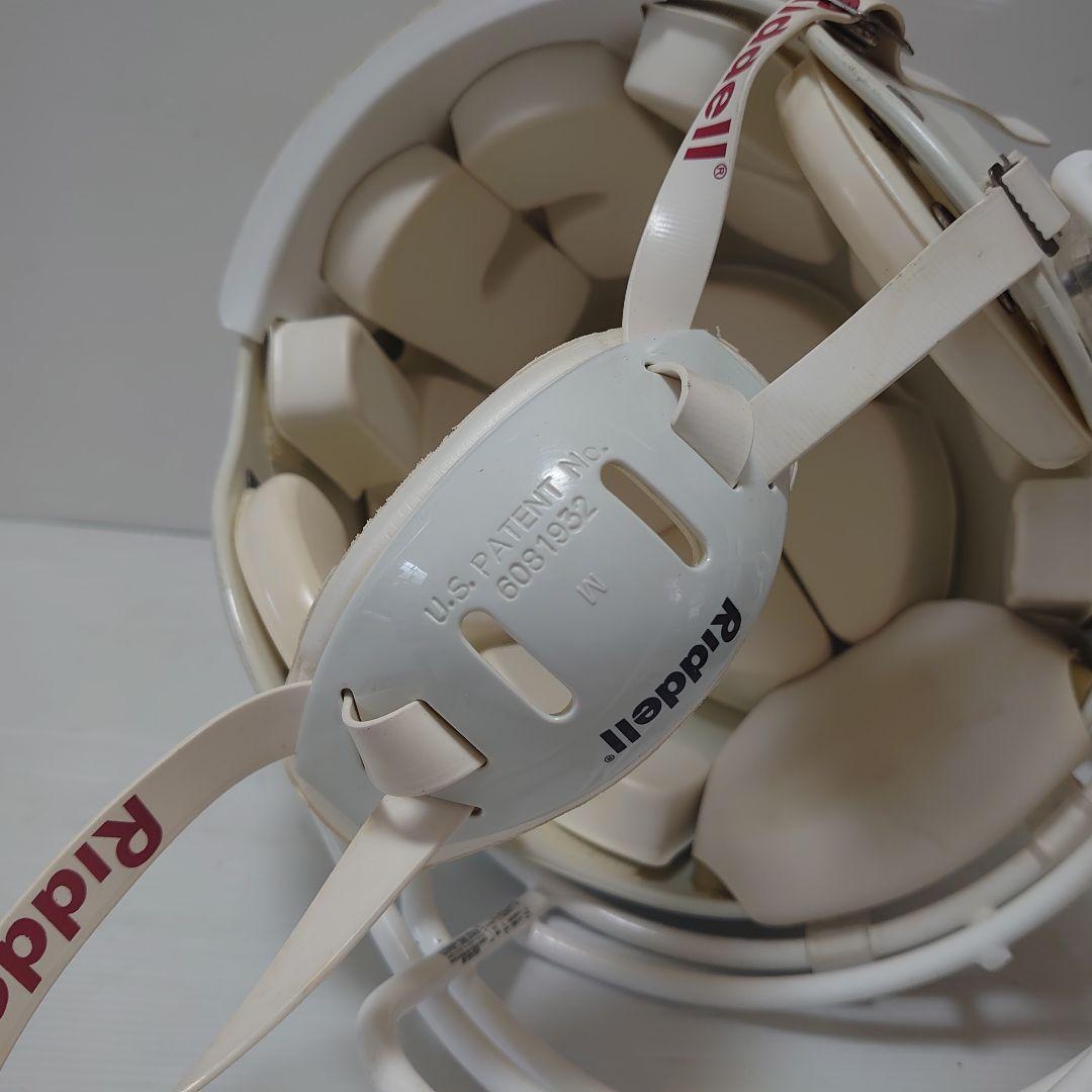 Riddell アメリカンフットボールヘルメット ホワイト　Mサイズ