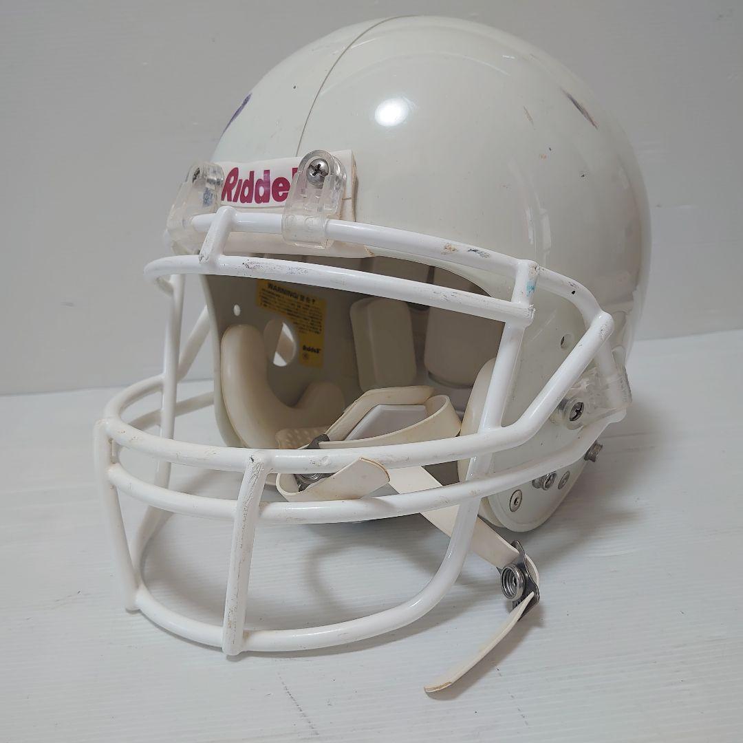 Riddell アメリカンフットボールヘルメット ホワイト　Mサイズ