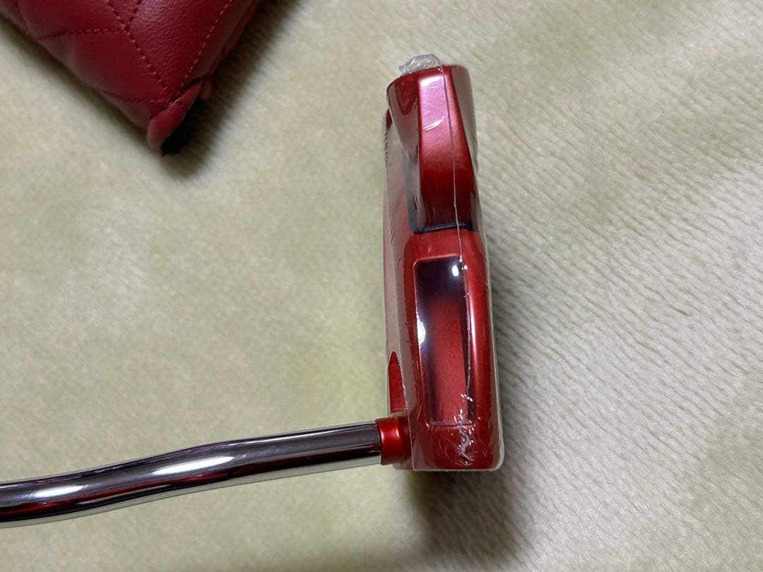 新品 スパイダー レッド パター ダブルベンド 33インチ カバー付き