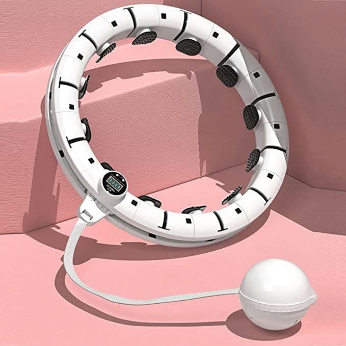 スマートフラフープ16セクション、カウンター調整可能で取り外し可能な体操リング