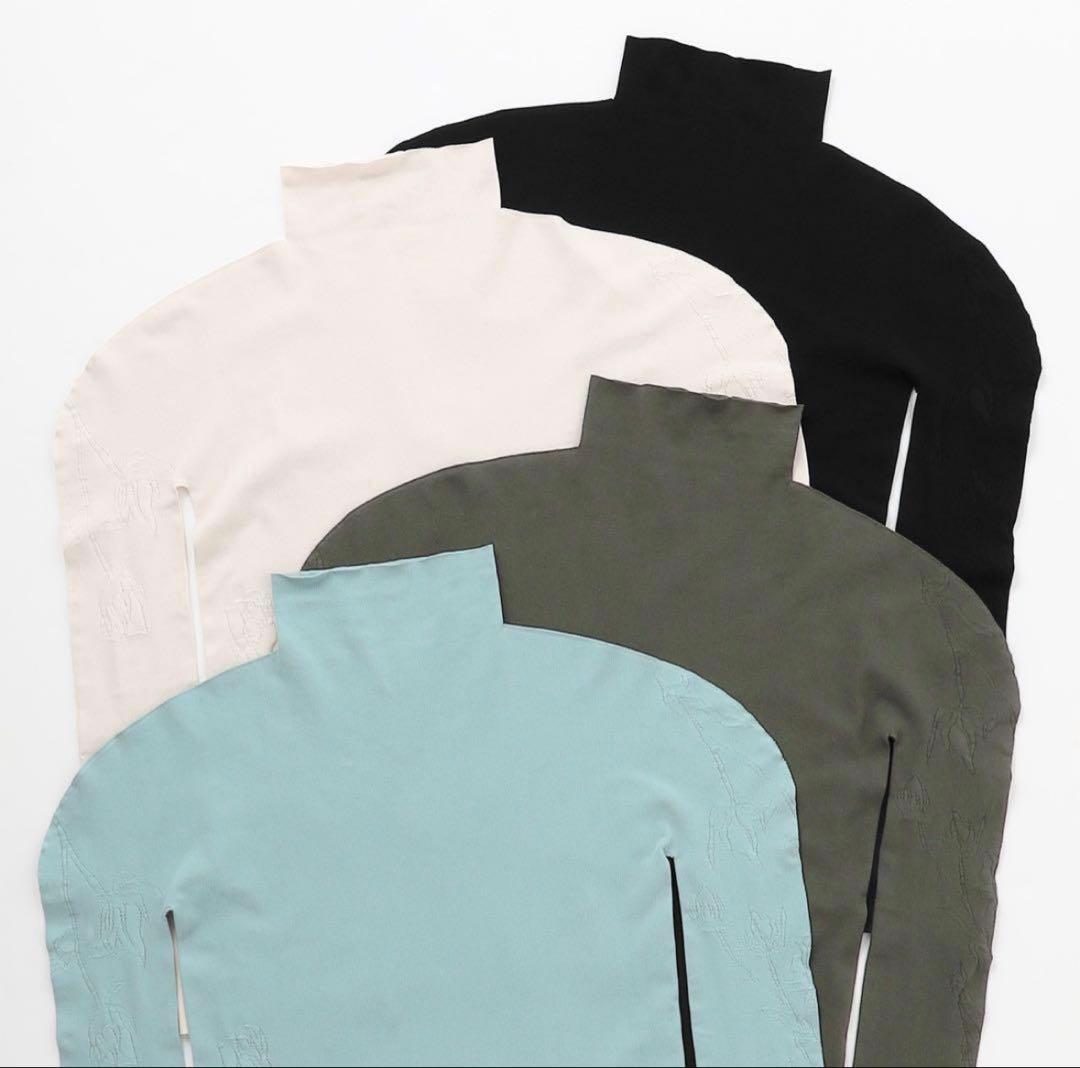 Chacott ノーソーイングニット ハイネック 黒 M 新品タグ付　ラス1