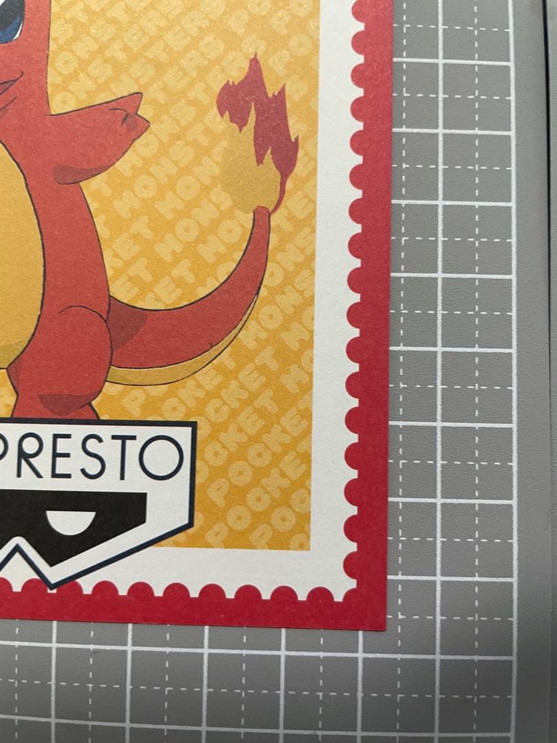 BANPRESTO バンプレスト ポストカード　台紙　ヒトカゲ　ポケモン