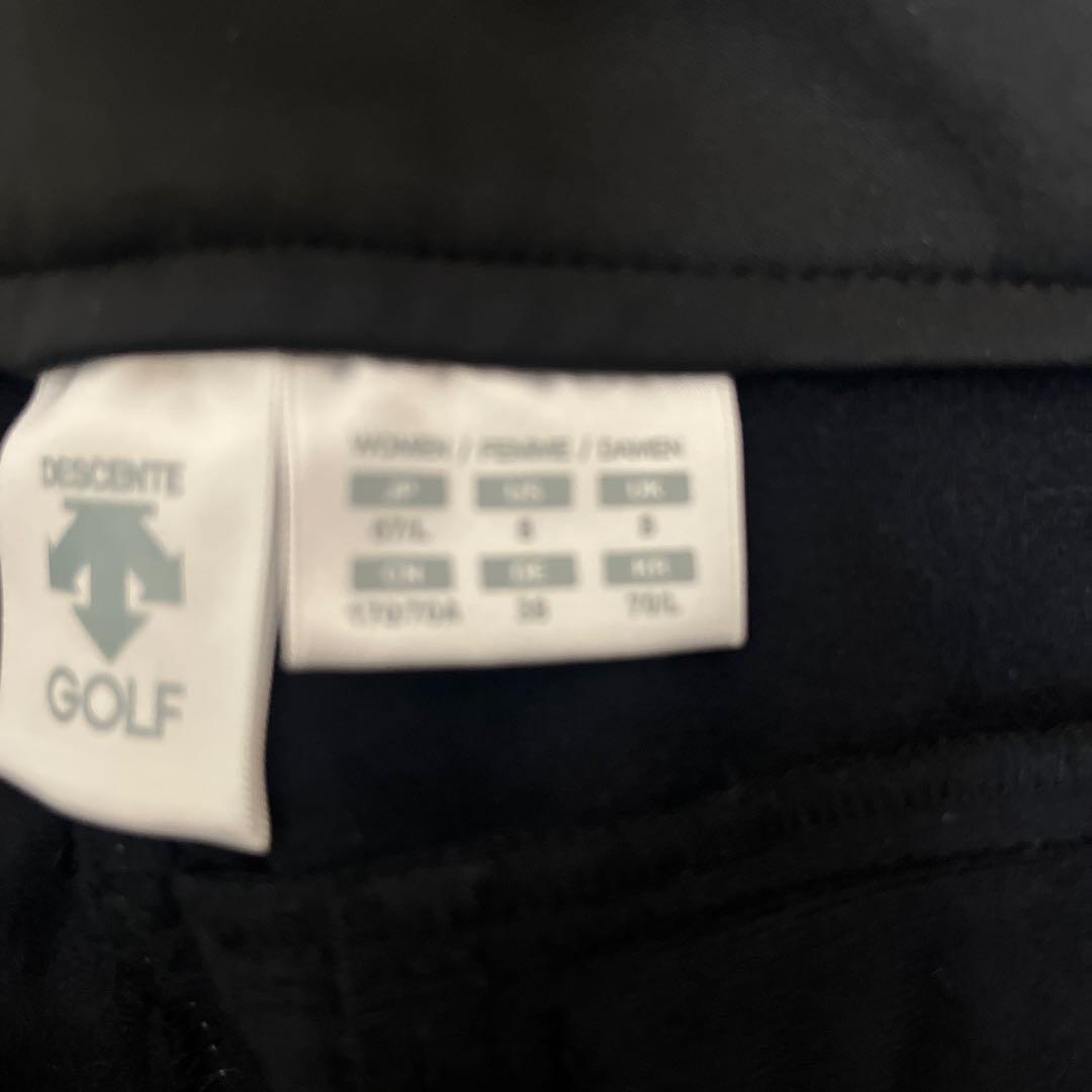 DESCENTE レディース ゴルフパンツ ブラック