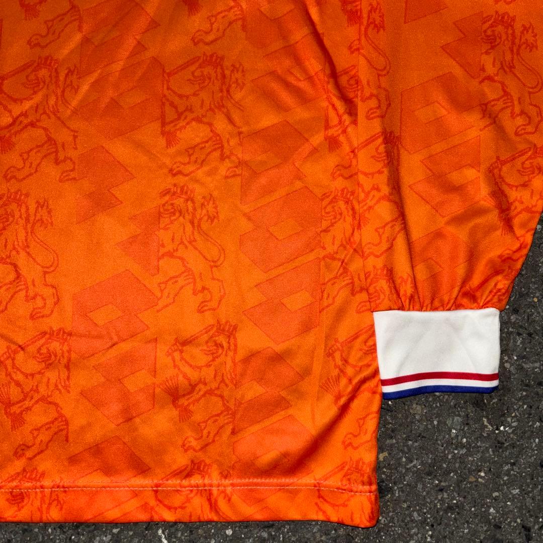 90s Lotto サッカー オランダ代表 ユニフォーム サッカーシャツ y2k