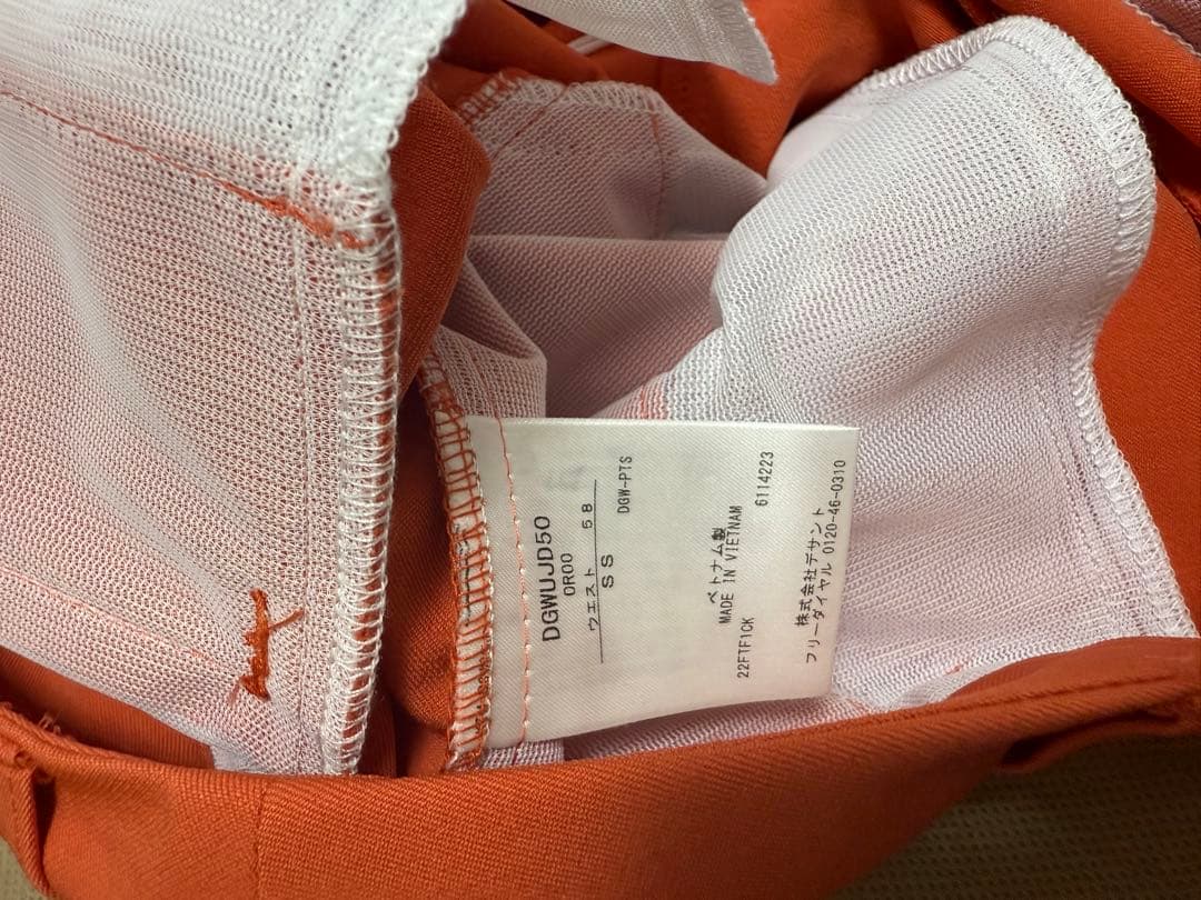 DESCENTE GOLF プリーツスカートSSオレンジショートパンツSS未使用