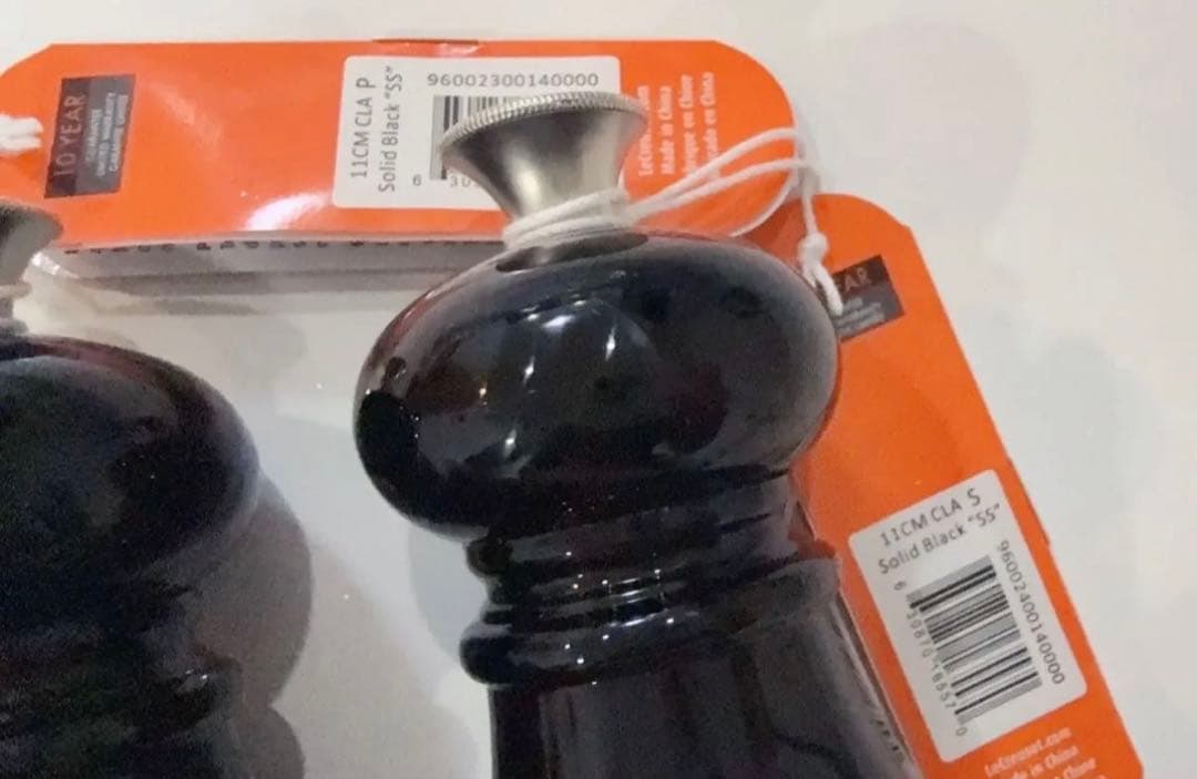 クラシック・ソルト・ミル 12cm ブラック ルクルーゼ ペッパー&ソルトミル