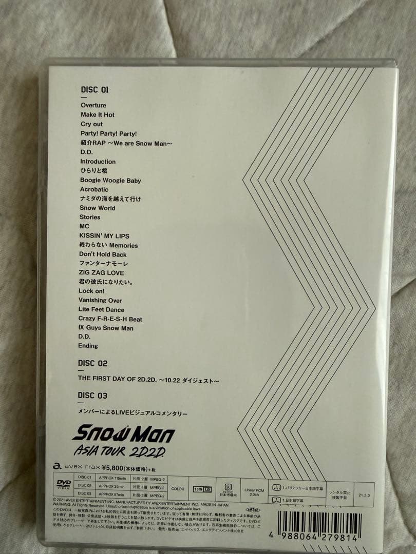 アイドル  Man ASIA TOUR 2022 DVD