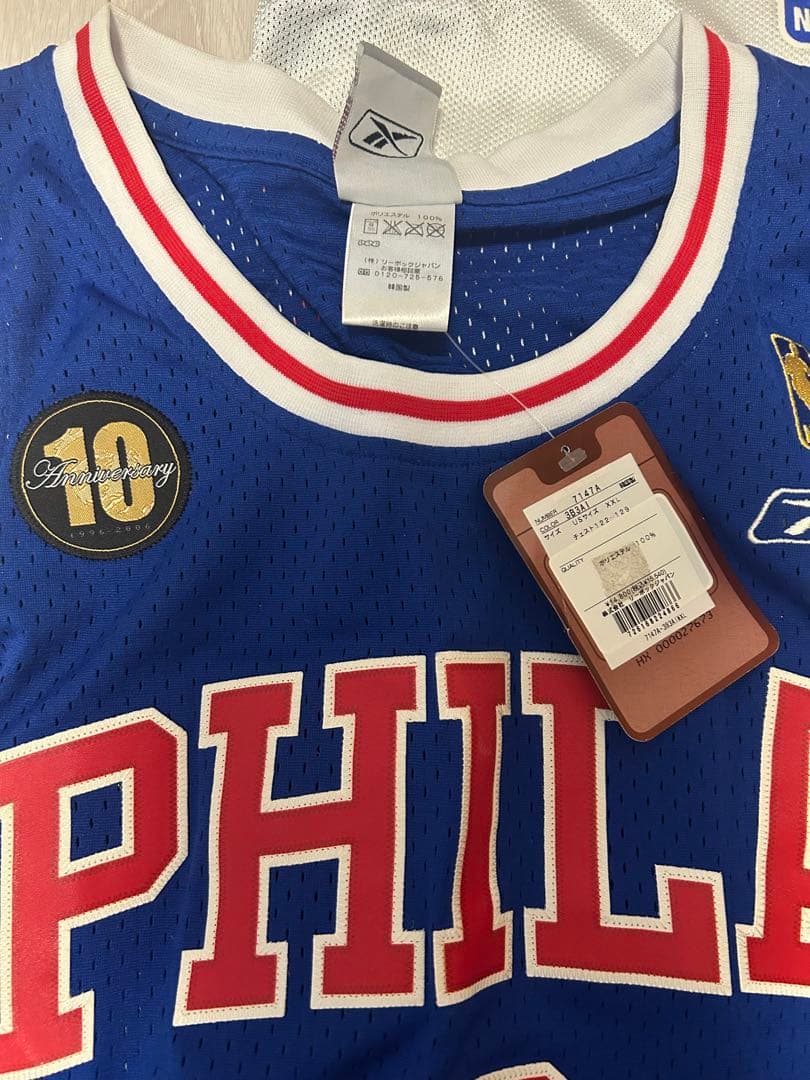 PHILA 3 IVerson アレン・アイバーソンユニフォーム 2XL