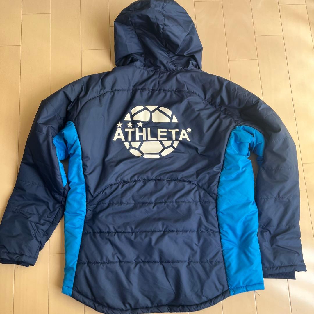 ATHLETA アスレタ 中綿 ウォーム ジャケット 上下 ネイビー/ブルー M