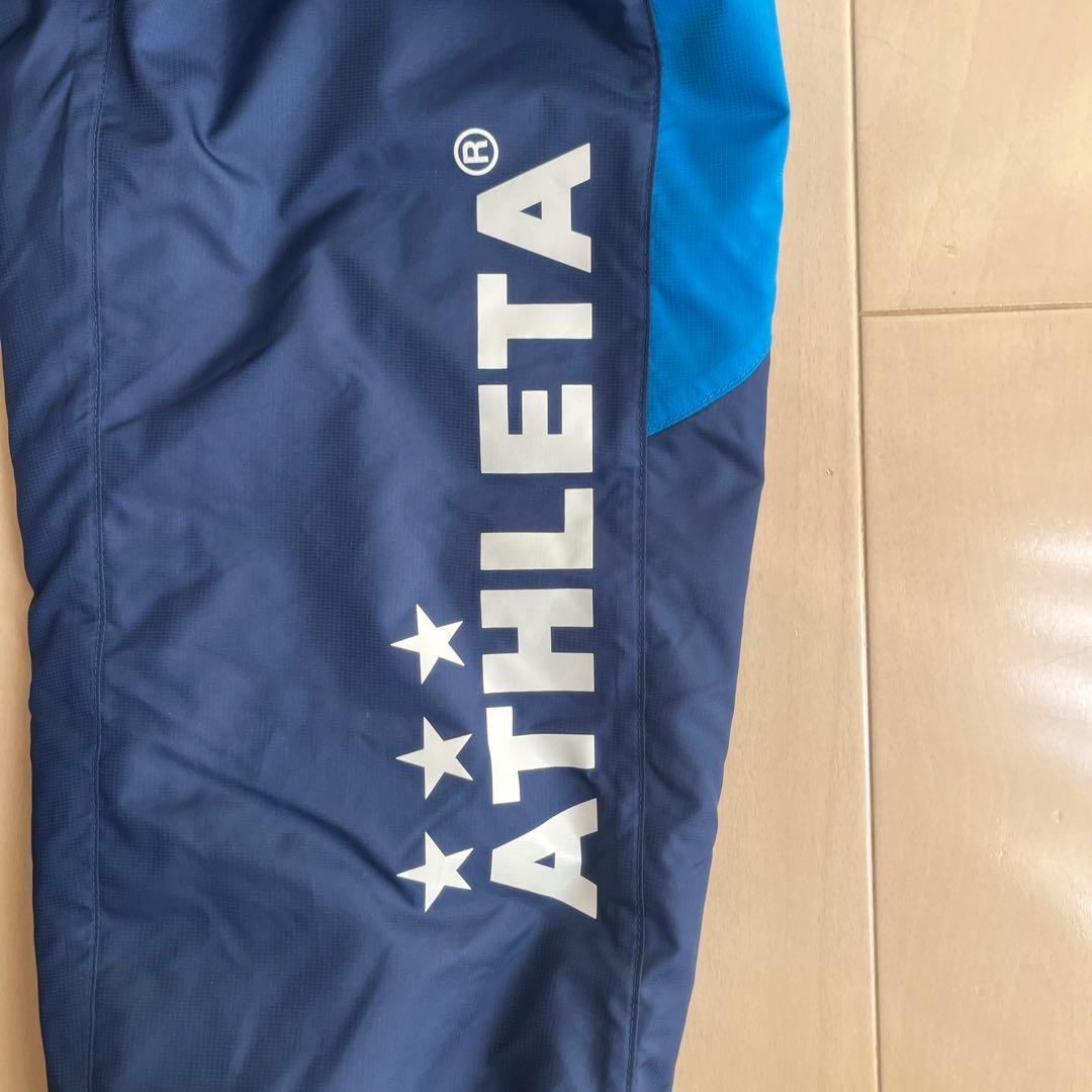 ATHLETA アスレタ 中綿 ウォーム ジャケット 上下 ネイビー/ブルー M