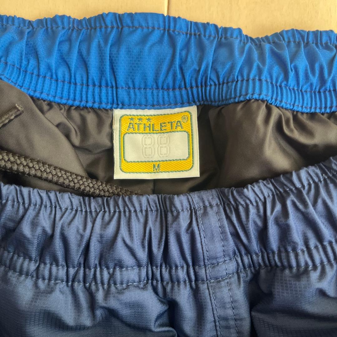 ATHLETA アスレタ 中綿 ウォーム ジャケット 上下 ネイビー/ブルー M