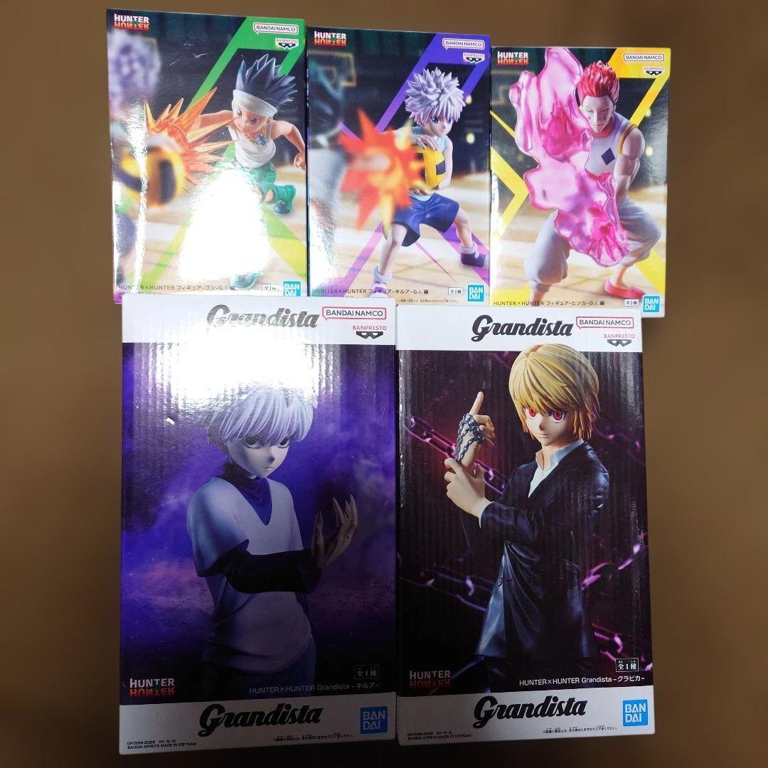 HUNTER×HUNTER フィギュア G.I編 ゴン キルア ヒソカ他セット