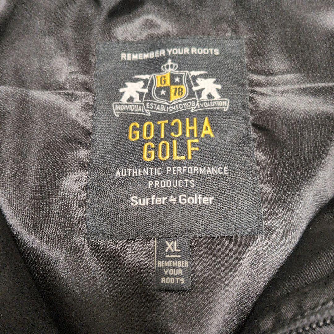 GOTCHA GOLF 中綿ベスト XL 豪華刺繍 春 ゴルフ ガッチャ