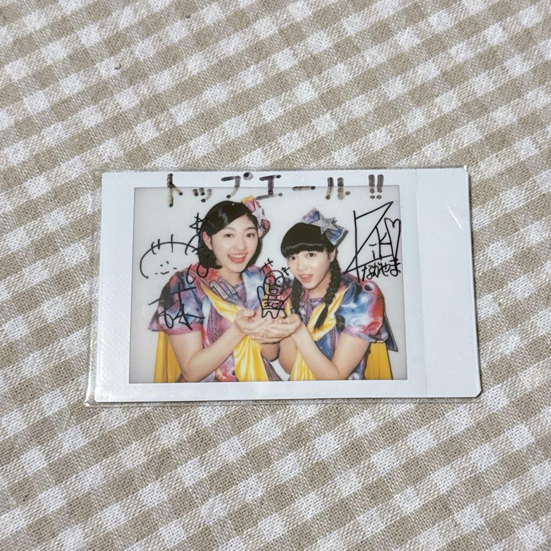 小林歌穂　中山莉子　サイン入りチェキ
