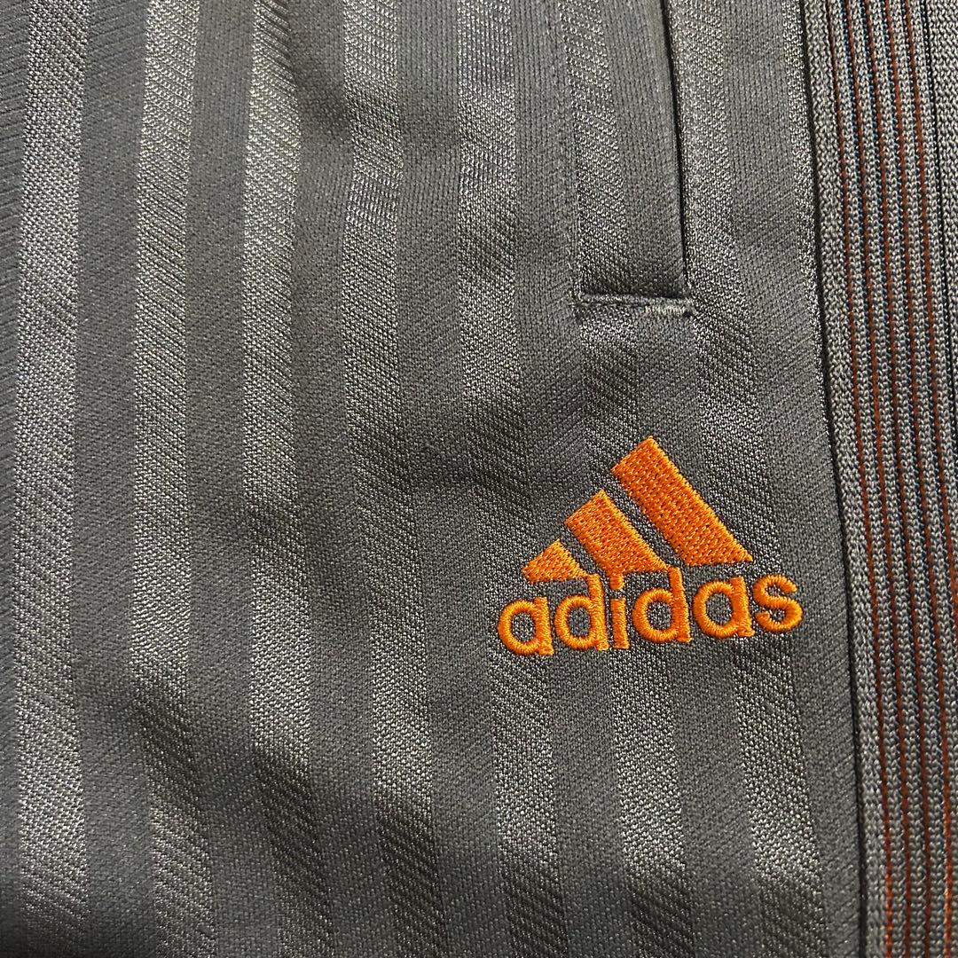 00s adidas ジャージ　セットアップ　グラデーション　グレー オレンジ